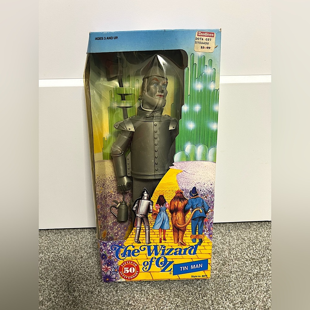 1988 Wizard of Oz Tin Man doll